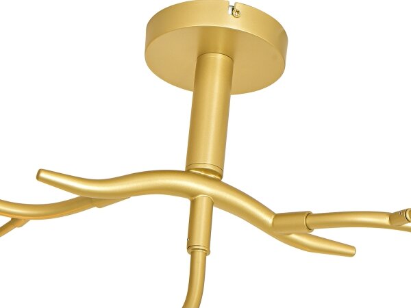 Brilagi - LED Полилей за повърхностен монтаж MISTEL 9xG9/3W/230V златист