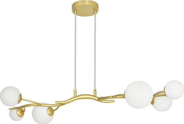 Brilagi - LED Пендел MISTEL 6xG9/3W/230V златист/бял