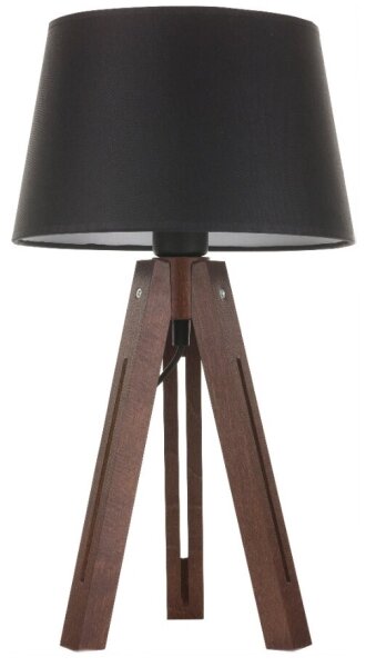 Резервен абажур за настолна лампа LORENZO E27 20x26 см черен