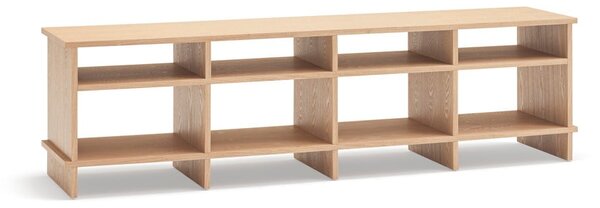 Маса за телевизор от декор от дъб в естествен цвят 180x50x40 cm Inari – Teulat