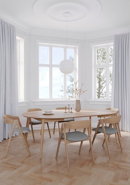 Допълнителни чинии за маса за хранене 2 бр. в дъб 135x48 cm Mezza - Hammel Furniture