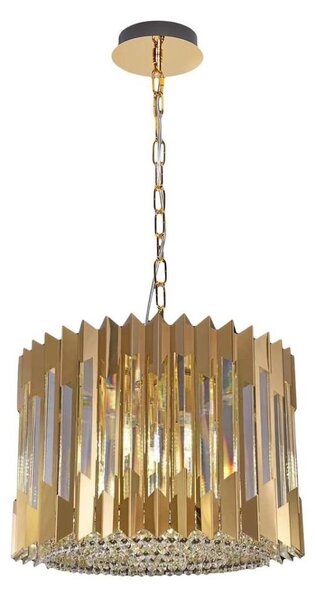 Пендел RITZ 7xE14/40W/230V Ø 42 см златист