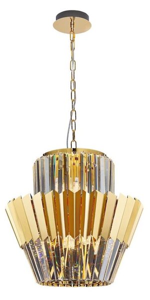 Пендел DONNA 9xE14/40W/230V Ø 45 см златист