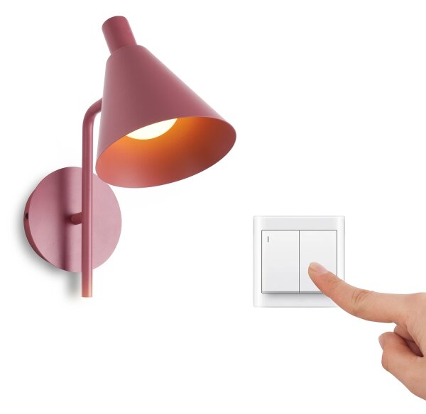 Brilagi - LED стенна лампа LUCERA LED/3W/230V розова