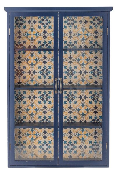 Синя витрина от масивна ела 81x122x22 cm Hazem – Bloomingville