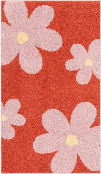 Червен и розов детски килим 80x150 cm Lolly Coral – FD