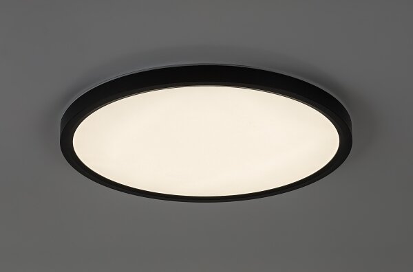 Rabalux 75084 - LED таванно осветително тяло за баня LAUTREC 24W/230V Ø 40 см IP44, черно
