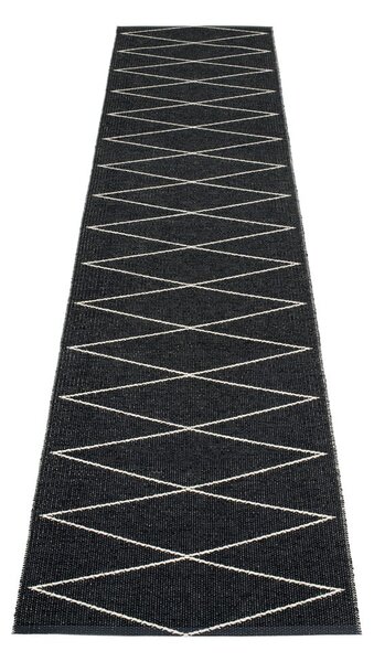 Черна пътека за открито и закрито 70x320 cm Max Black – Pappelina