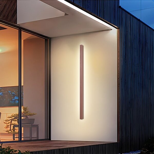 Brilagi-LED Външно стенно осветително тяло LINEAR LED/32W/230V 3000K IP65 140 cm кафяво CRI 90