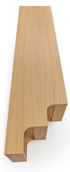Маса за телевизор от декор от дъб в естествен цвят 189x50x44 cm Shift – Woodman
