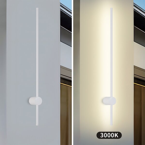 Brilagi - външно стенно LED осветително тяло AURA LED/20W/230V 3000K IP54 97 cm бяло CRI 90