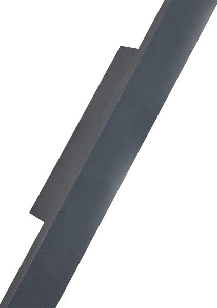 Brilagi - LED външна стенна лампа LUNA LED/30W/230V 3000K IP65 150 cm антрацит CRI 90