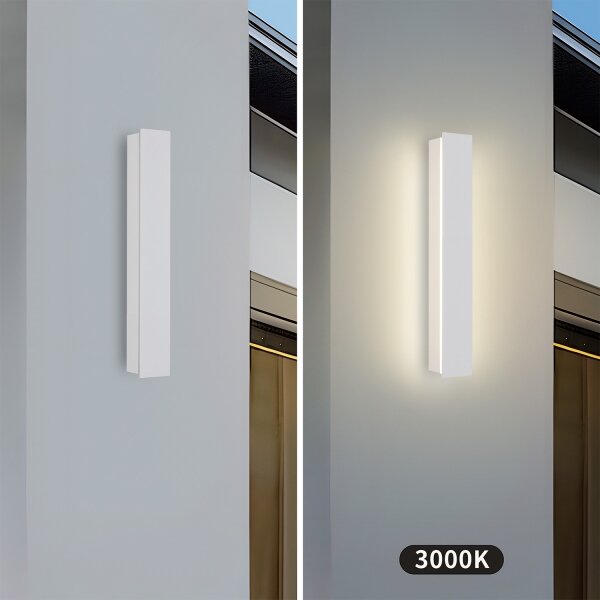 Brilagi - LED външна стенна лампа LINEAR LED/8W/230V 3000K IP65 30 см бяла CRI 90