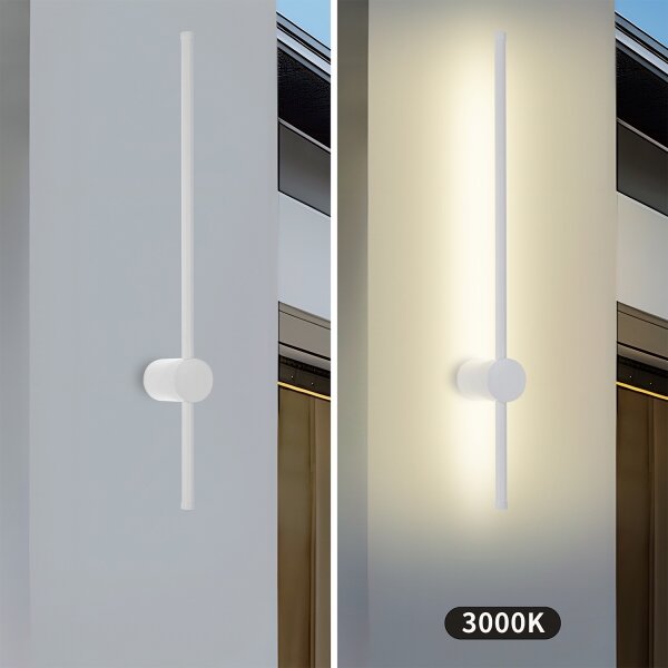 Brilagi - LED външно стенна лампа AURA LED/12W/230V 3000K IP54 65 cm бяла CRI 90