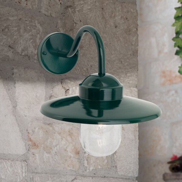 Orion AL 11-1313 - Екстериорен аплик EDWARD 1xE27/60W/230V IP44 зелен