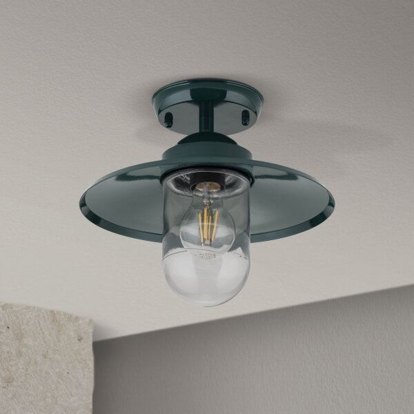 Orion AL 11-1317 - Екстериорен полилей за повърхностен монтаж EDWARD 1xE27/60W/230V IP44 зелен