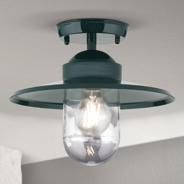 Orion AL 11-1317 - Екстериорен полилей за повърхностен монтаж EDWARD 1xE27/60W/230V IP44 зелен