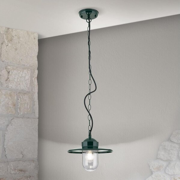 Orion AL 11-1318 - Екстериорна висяща лампа EDWARD 1xE27/60W/230V IP44 зелен