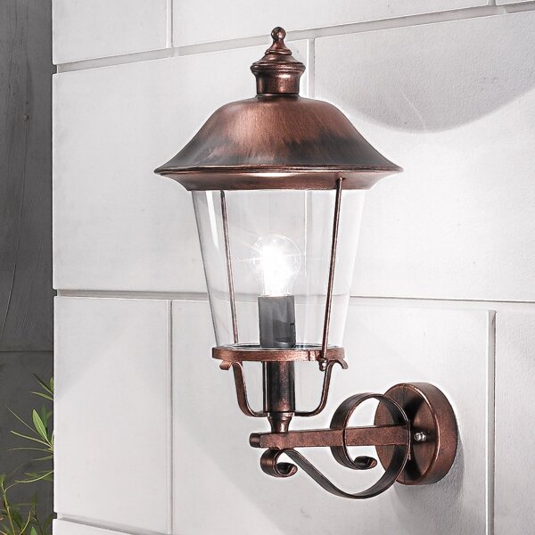 Orion AL 11K/360.00-Екстериорен аплик KENZO 1xE27/100W/230V IP44 бронзов/патина