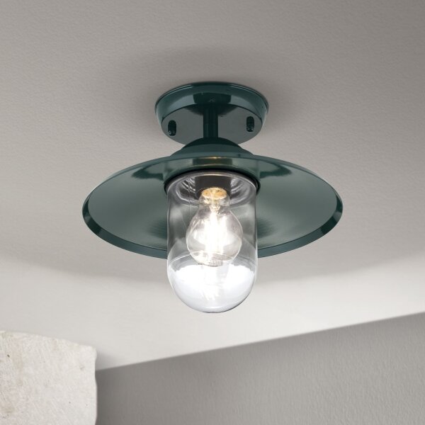 Orion AL 11-1317 - Екстериорен полилей за повърхностен монтаж EDWARD 1xE27/60W/230V IP44 зелен
