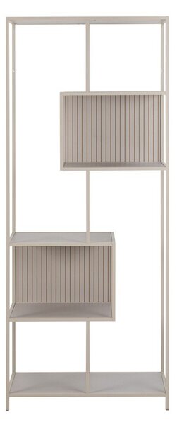 Сива библиотека 77x185x35 cm Seaford – Actona