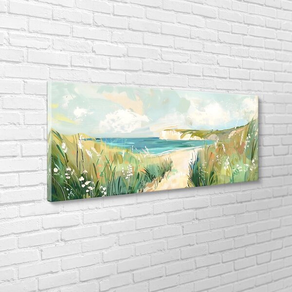 Картина 60x150 cm Gouache Sea – Styler