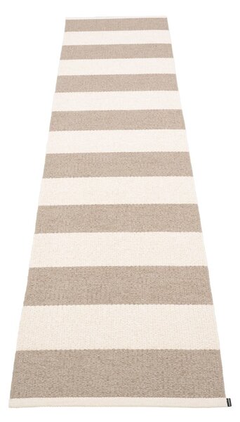 Бежова и кремава пътека за открито и закрито 70x300 cm Bob Mud Vanilla – Pappelina