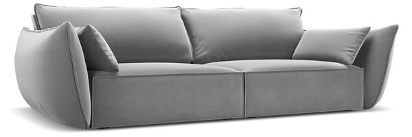 Светлосив кадифен диван 208 cm Vanda – Mazzini Sofas
