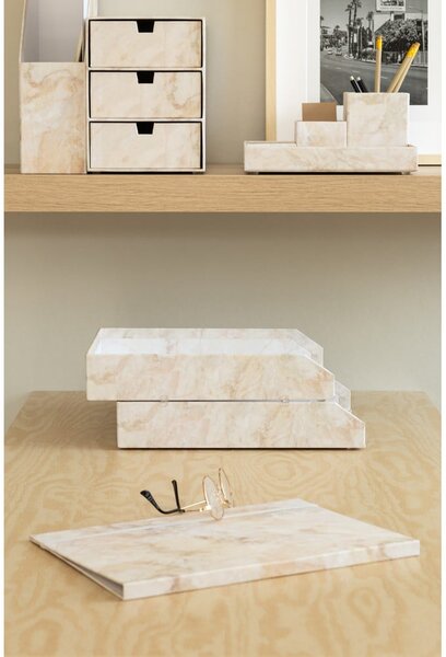 Картонени органайзери в комплект от 2 бр. за докумнети Hakan Paper Laminate – Bigso