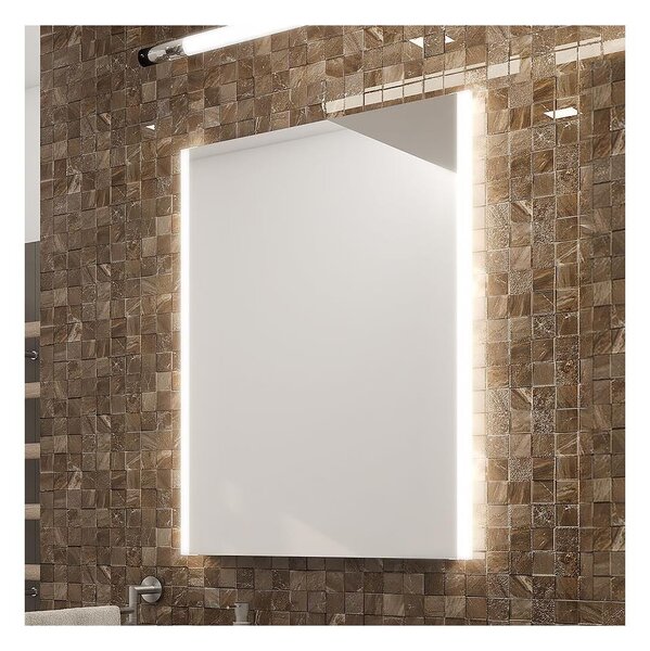 NIMCO ZP 11001 - LED огледало за баня с вградена подсветка 6500K 70x50 cm IP44