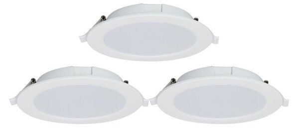 Aigostar-К-кт 3x LED Димируема лампа за вграждане MESH 9W/230V 2700K-6500K Ø 14,5 см