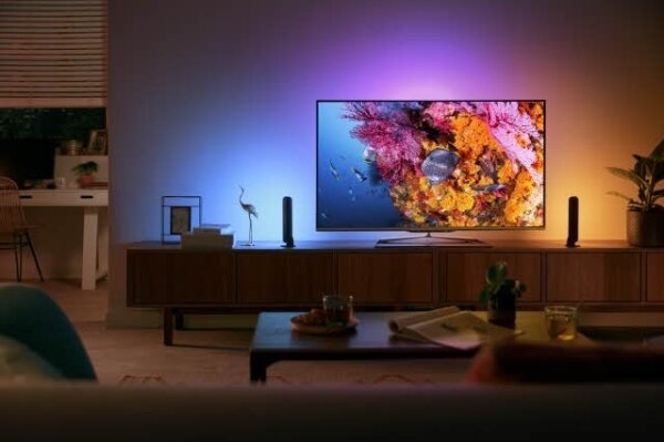 Philips -Разширение LED RGB Димируема настолна лампа Hue PLAY LED/6W/230V черен