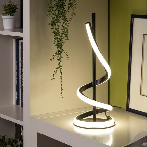 ONLI - LED Настолна лампа TWIST LED/12W/230V 4000K 40 см черен