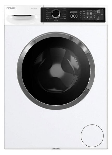 Перална машина Finlux FXT8 1201TA, клас A, 8 кг. капацитет, 1200 оборота в минута, 15 програми, свободностояща, 60cm ширина, Auto dose, отложен старт, бяла