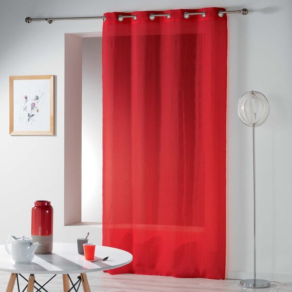 Червена завеса 140x280 cm Telma – douceur d'intérieur
