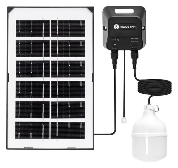 Aigostar - LED Соларен полилей LED/35W/12V 3000 mAh 6500K Ø 10 см