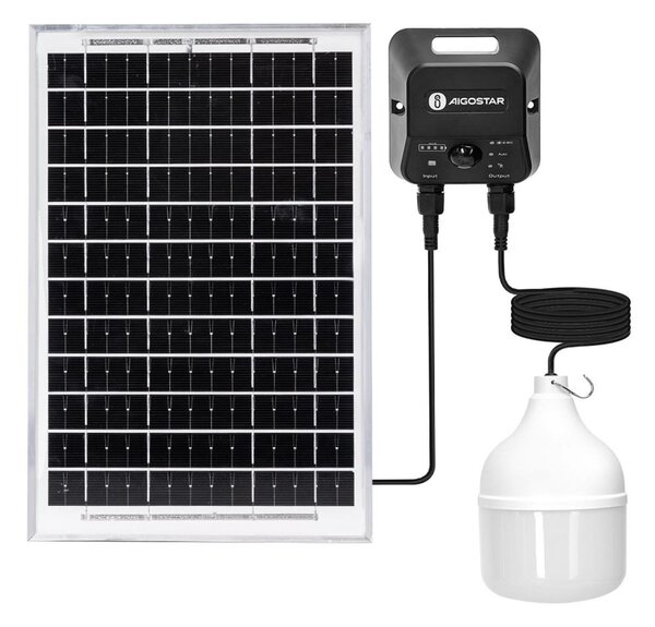 Aigostar - LED Соларен полилей със сензор LED/70W/12V 6000 mAh 6500K Ø 12 см