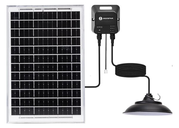 Aigostar - LED Соларен полилей LED/70W/12V 6000 mAh 6500K Ø 23,5 см