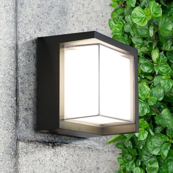 LED Екстериорен аплик ESSEN LED/12W/230V IP44 черен