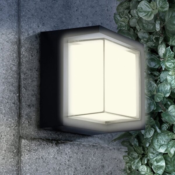 LED Екстериорен аплик ESSEN LED/12W/230V IP44 черен