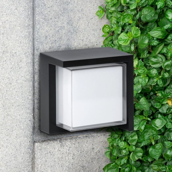 LED Екстериорен аплик ESSEN LED/12W/230V IP44 черен
