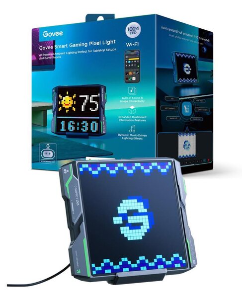 Govee - Pixel Осветление 1024 LED Панел Matter LED/12W/12V Wi-Fi