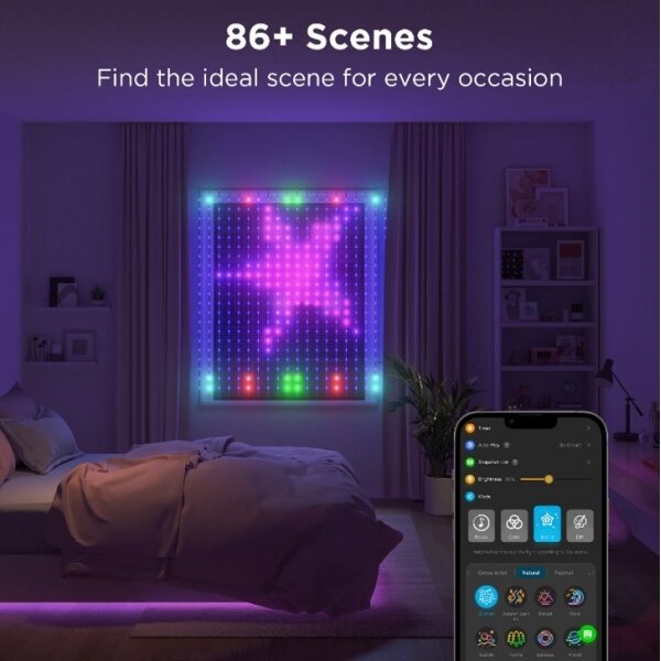 Govee - LED RGB Димируем декоративни лампички LED/15W/230V IP65 Wi-Fi