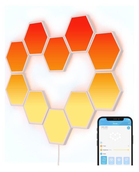 Govee - LED RGB димируем панел 36W/230V с Wi-Fi управление