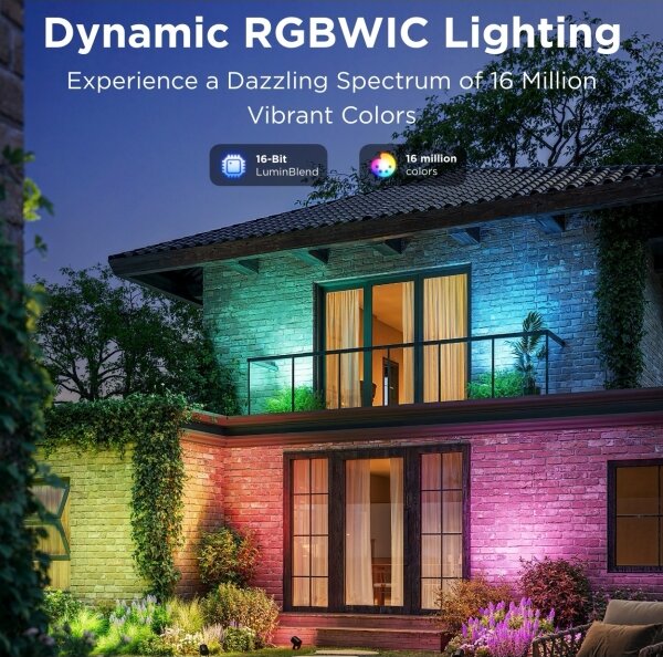 Govee - LED RGBWW Димируем прожектор LED/12W/230V IP67 2700-6500K Wi-Fi