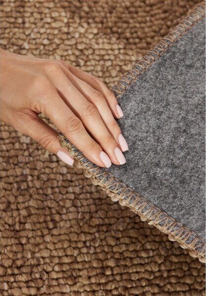Светлокафява пътека подходяща за пране 80x240 cm Rocco Caramel – Elle Decoration