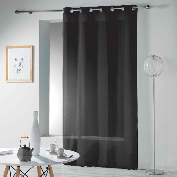Черна завеса 140x280 cm Telma – douceur d'intérieur