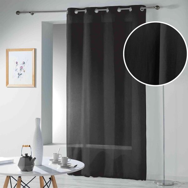 Черна завеса 140x280 cm Telma – douceur d'intérieur
