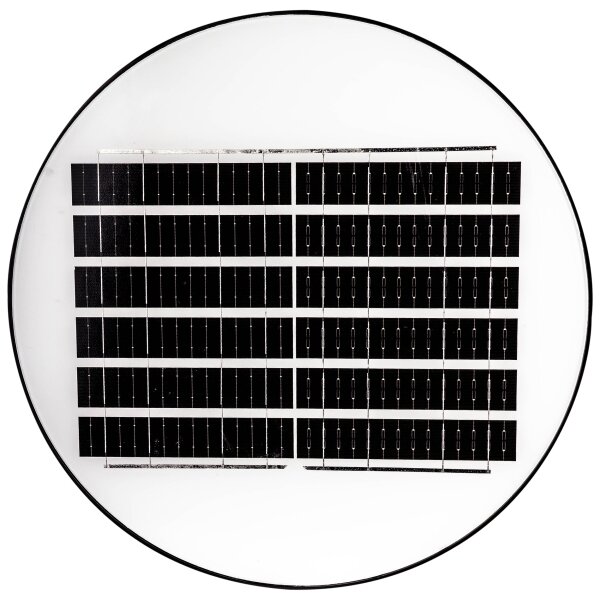 LED соларна улична лампа със сензор LED/15W/6V 6500K IP65 черна + дистанционно управление