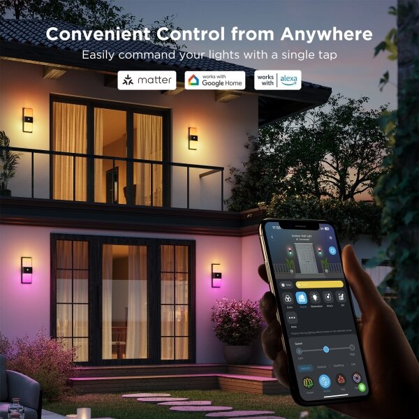 Govee - LED RGBIC Димируема екстериорна лампа LED/230V IP65 2700-6500K Wi-Fi